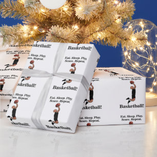 Geburtstag eines Basketball-Sportler-Trainers Geschenkpapier