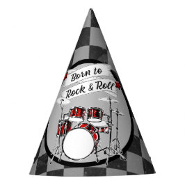 Geburtstag eines Drummers Geboren zum Rock & Roll  Partyhütchen
