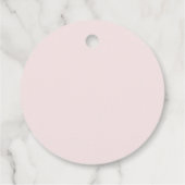 Geburtstag eines Einhornblütenwassers Geschenkanhänger (Rückseite)