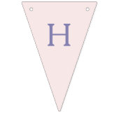 Geburtstag eines Einhornblütenwassers Wimpelkette (Zweite Fahne)