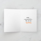 Geburtstag eines Freundes Karte (Innenseite)