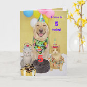 Geburtstag eines Kindes Karte (Gelbe Blume)