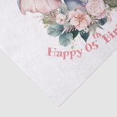 Geburtstag eines Kindes Seidenpapier (Ausschnitt)