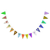 Geburtstag eines Kindes Wimpelkette (Alle)