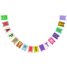 Geburtstag eines Kindes Wimpelkette