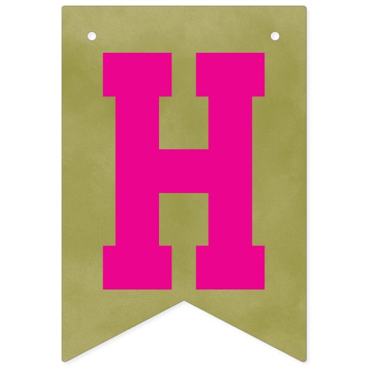 Geburtstag eines Kindes Wimpelkette (Zweite Fahne)