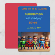 Geburtstag eines Supermanns