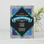 Geburtstag eines tropischen Dschungeltieres Einladung (Stehend Vorderseite)