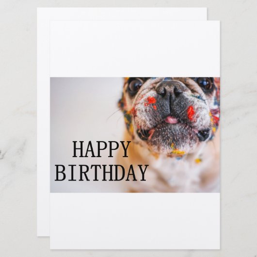 Geburtstag Einladung (Vorne/Hinten)