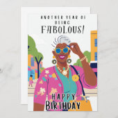 Geburtstag Einladung (Vorne/Hinten)