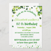 Geburtstag Einladung (Vorne/Hinten)