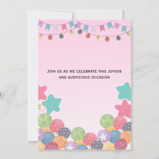 Geburtstag Einladung (Rückseite)