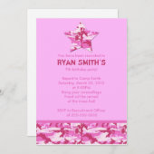 Geburtstag Einladung (Vorne/Hinten)