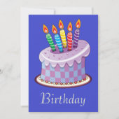 Geburtstag Einladung (Vorderseite)