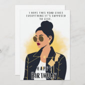 Geburtstag Einladung (Vorne/Hinten)