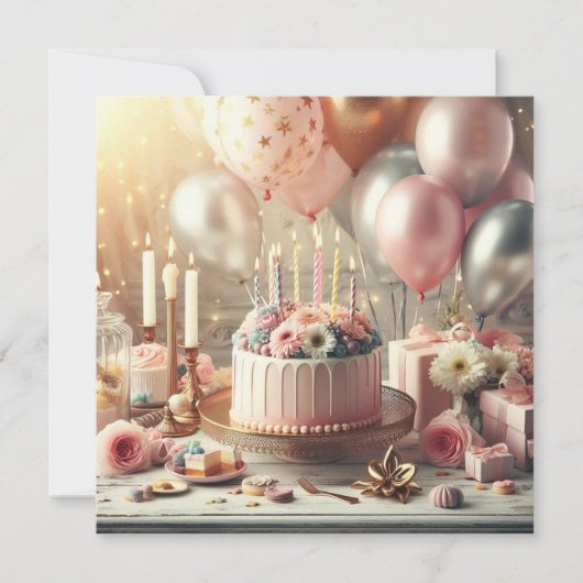 Geburtstag Einladung (Vorderseite)