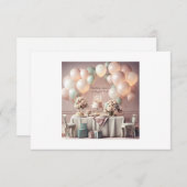 GEBURTSTAG EINLADUNG (Vorne/Hinten)