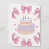 Geburtstag Einladung (Rückseite)