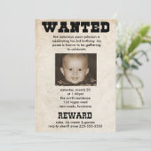 Geburtstag Einladung (Stehend Vorderseite)