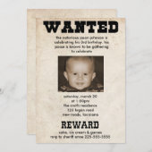 Geburtstag Einladung (Vorne/Hinten)