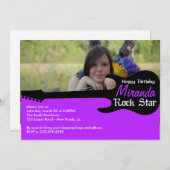 Geburtstag Einladung (Vorne/Hinten)