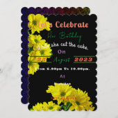 Geburtstag Einladung (Vorne/Hinten)