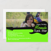 Geburtstag Einladung (Vorne/Hinten)