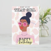 Geburtstag Einladung (Stehend Vorderseite)