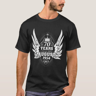 Geburtstag einzigartig seit August 1954 T-Shirt