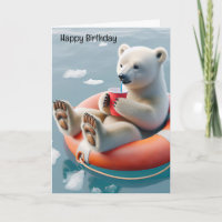 Geburtstag Eisbär trinken Getränk