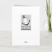 Geburtstag (elegant geblüht) karte (Rückseite)