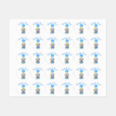 Geburtstag Elephant Labels Etiketten (Blatt)