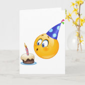 Geburtstag emoji karte (Gelbe Blume)