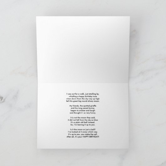 Geburtstag, Enkel, Elefant, Giraffe Karte (Innenseite)