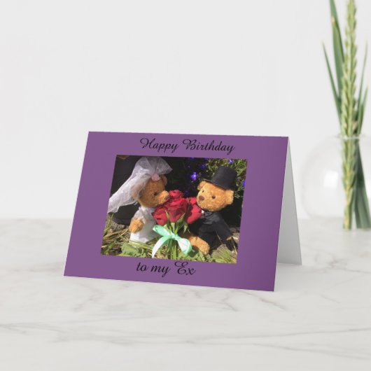 Geburtstag ex karte (Vorderseite)