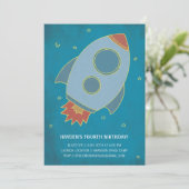 Geburtstag explodieren! Einladung von Kindern zum (Stehend Vorderseite)