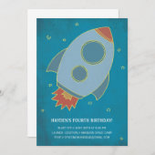 Geburtstag explodieren! Einladung von Kindern zum (Vorne/Hinten)