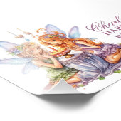 GEBURTSTAG FAIRY FOTODRUCK (Ecke)