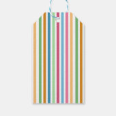 Geburtstag Farbenfrohe, einfache Populationen Nied Geschenkanhänger (Rückseite)