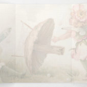 Geburtstag, Fee, Ballon, Tri-Fold Dreifach Gefaltete Ankündigung (Innenseite Mitte)