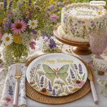 Geburtstag feiern Wilde Blumen Botanisch Floral 