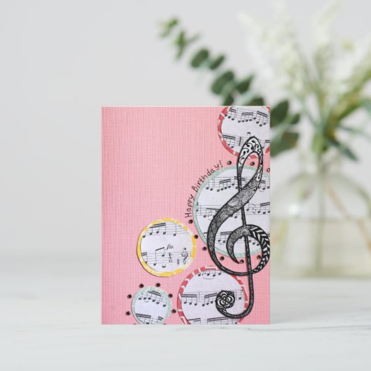 Geburtstag Feiertagskarte (Stehend Vorderseite)