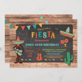 Geburtstag Fiesta Mexikanisches Party Einladung (Vorne/Hinten)