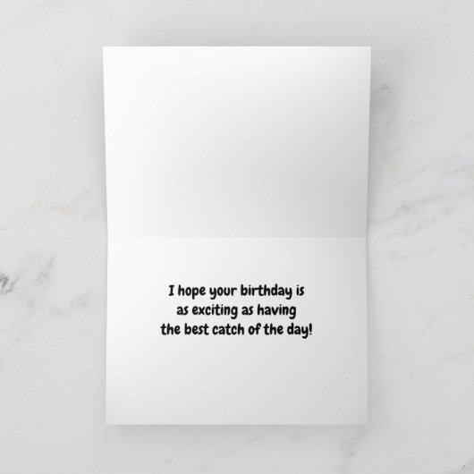 GEBURTSTAG FISCHEREI MIT *VATER* KARTE (Innenseite)