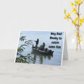 GEBURTSTAG FISCHEREI MIT *VATER* KARTE (Gelbe Blume)