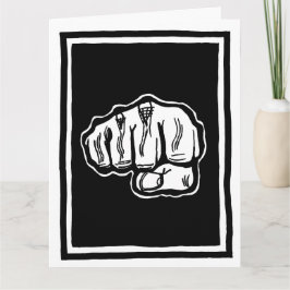 Geburtstag Fist Bump Grußkarte von FacePrints Karte