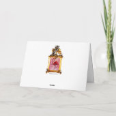 Geburtstag - Flamingo Grußkarte/Grußkarte Karte (Rückseite)