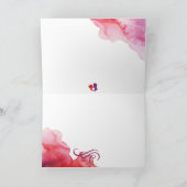 Geburtstag - Flamingo Grußkarte/Grußkarte Karte (Innenseite)