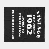 Geburtstag Fleecedecke (Vorderseite (Horizontal))