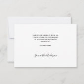 Geburtstag Foto Collage danke Karte (Rückseite)